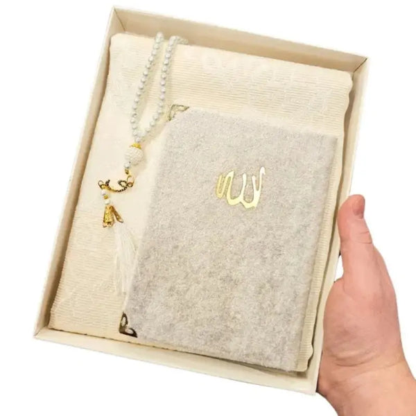 Quran Prayer Rug and Islamic Rosary Gift Set (kopia) (kopia) islamtrend