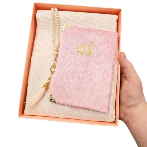 Quran Prayer Rug and Islamic Rosary Gift Set (kopia) islamtrend