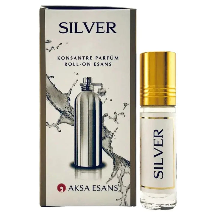 Silver AKSA ESANS oljeparfym, 6 ml islamtrend