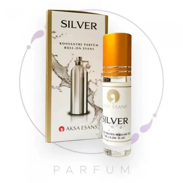 Silver AKSA ESANS oljeparfym, 6 ml islamtrend