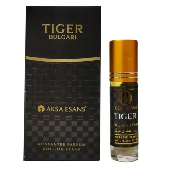 Turkiska oljeparfymer tiger bulgari aksa esans (tiger bulgari aksa esans) 6 ml islamtrend